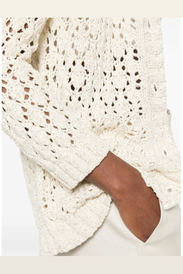 Fabiana Filippi Sweater Cardigan - Neutrals