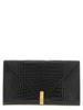 Giuseppe Zanotti Envelope Clutch Bag - Black - Thumbnail 1
