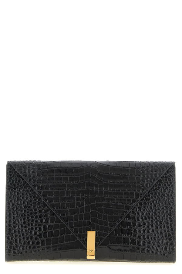Giuseppe Zanotti Envelope Clutch Bag - Black