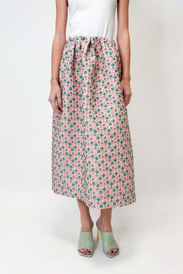 Odeeh Blush Jacquard Skirt