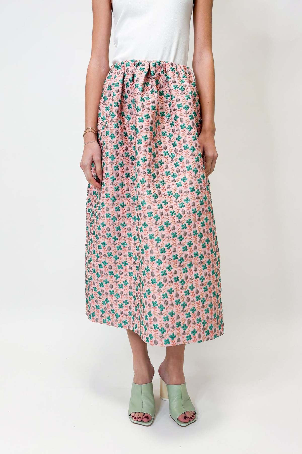 Odeeh Blush Jacquard Skirt - Image 1 of 1