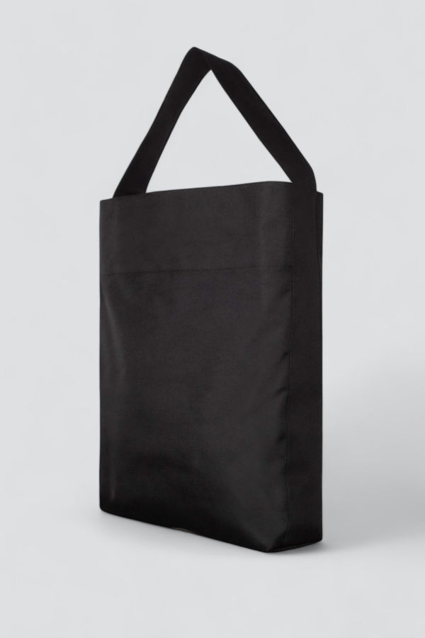 Kaan Black Waterproof Canvas Bucket Tote