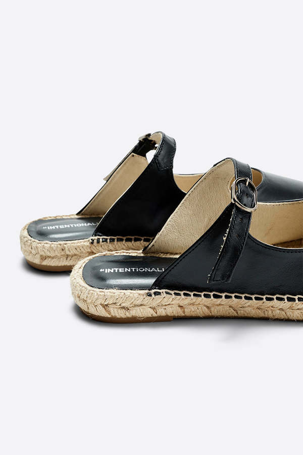 "INTENTIONALLY __________." Reports Slip On Espadrille