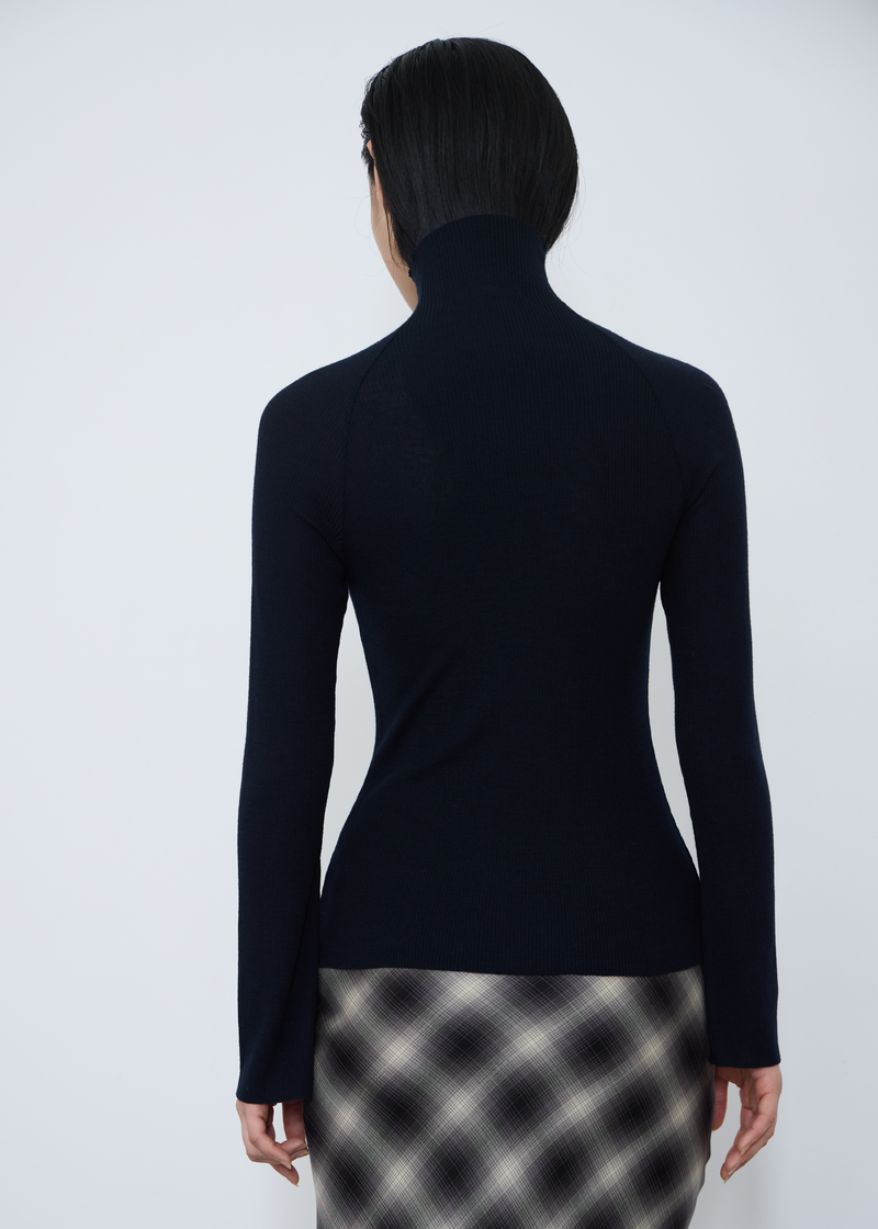 permanent vacation Dissolve Wool Turtleneck