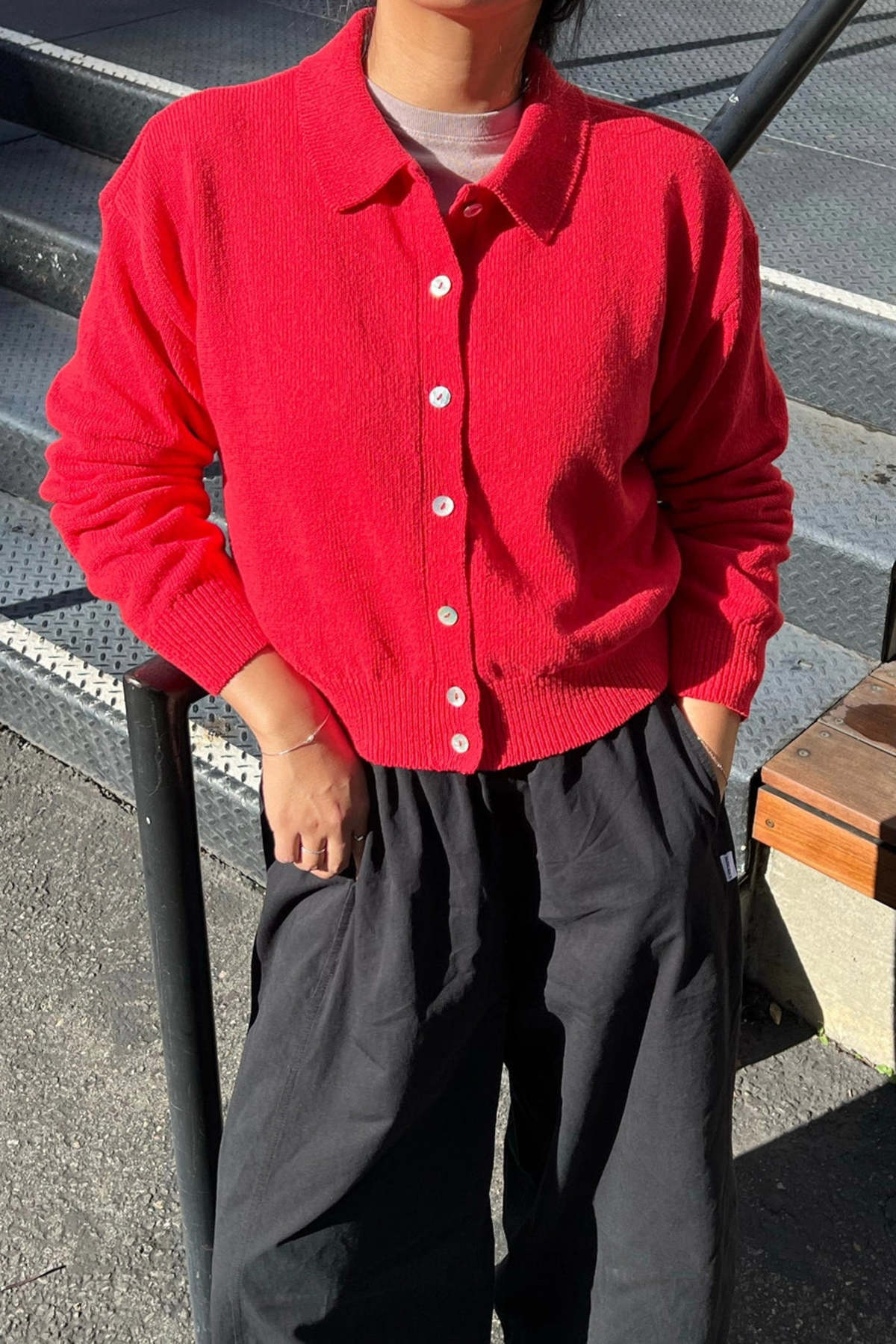 Le Bon Shoppe The Club Cardigan - Image 7 of 7