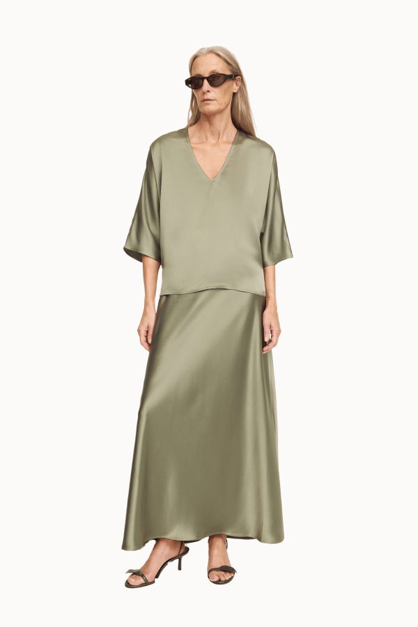 By Malene Birger Barbara Skirt - Deep Lichen Green
