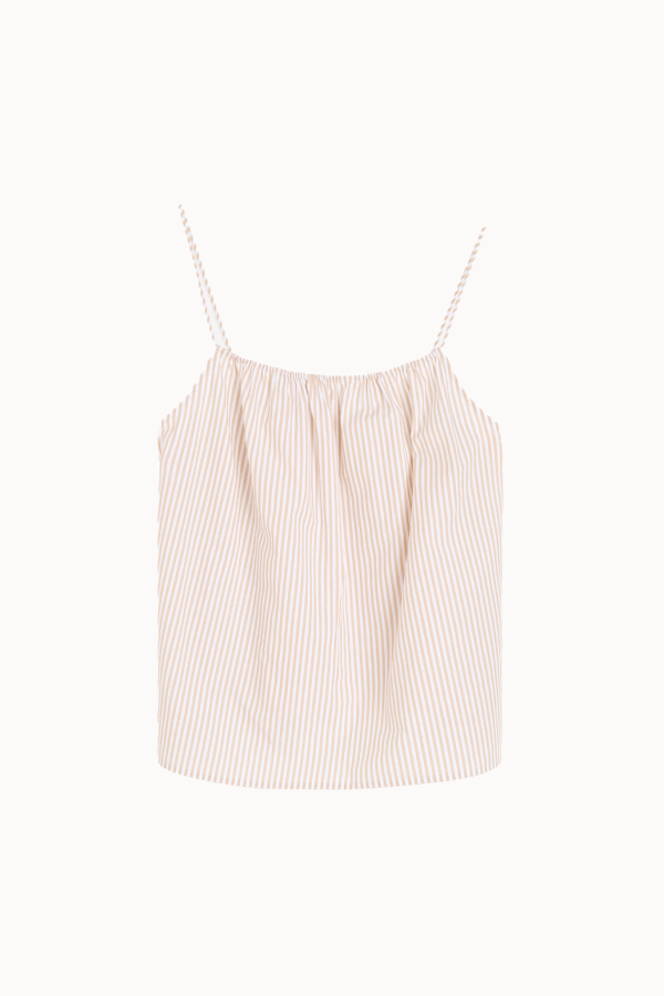 By Malene Birger Lannyla Top - Dark Sand Stripe