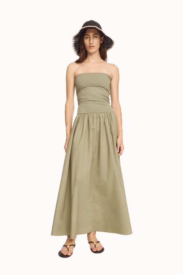 By Malene Birger Marc Dress - Deep Lichen Green