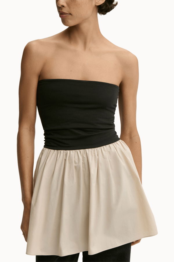 By Malene Birger Marcia Mini Dress - Oyster Gray