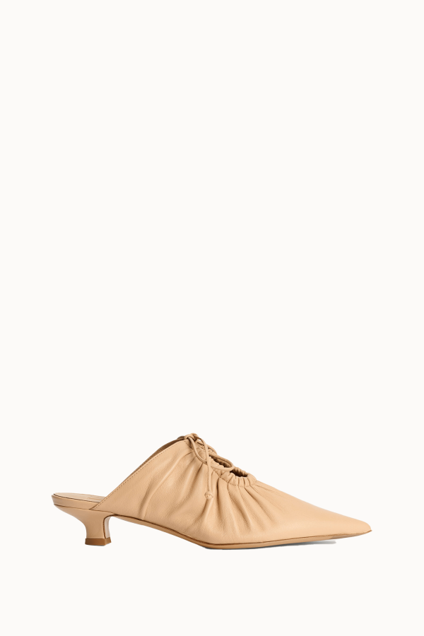 By Malene Birger Masey Leather Mules - Light Sand