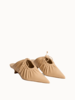 By Malene Birger Masey Leather Mules - Light Sand - Thumbnail 3