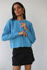 Callahan Poppy Cardigan - Capri Blue - Thumbnail 1