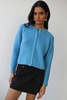 Callahan Poppy Cardigan - Capri Blue - Thumbnail 2