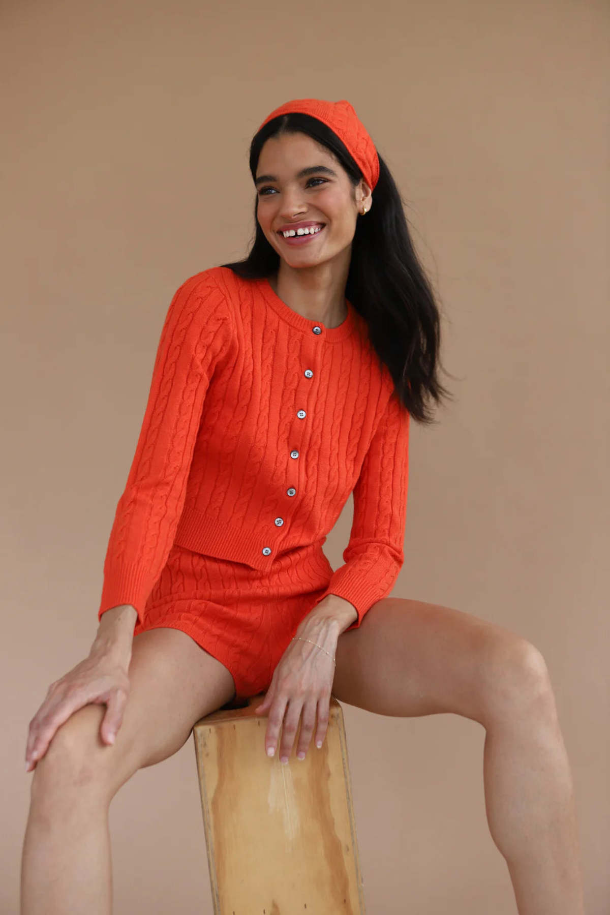 Callahan Valerie Cardigan - Poppy - Image 5 of 5