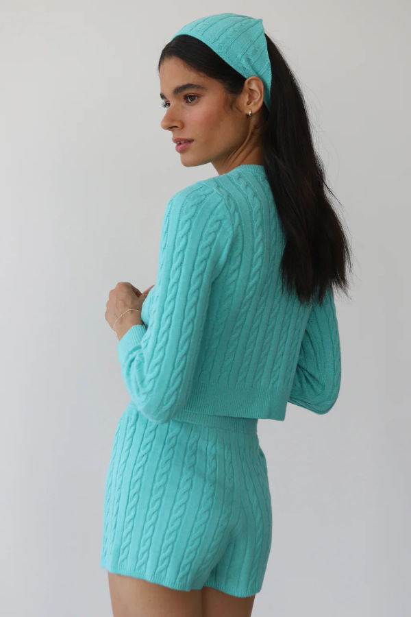 Callahan Valerie Headscarf - Capri Blue