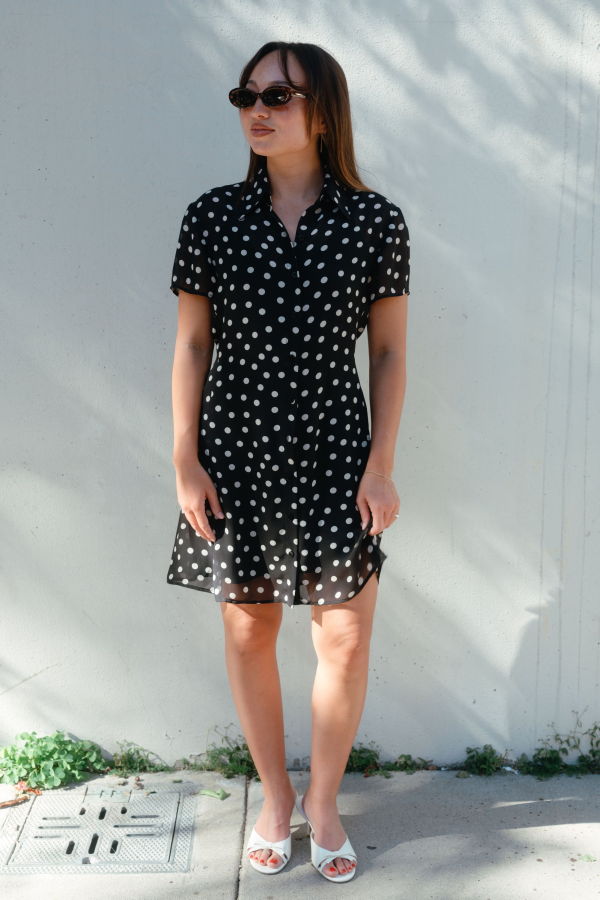 Whimsy + Row Ronnie Dress - Black
