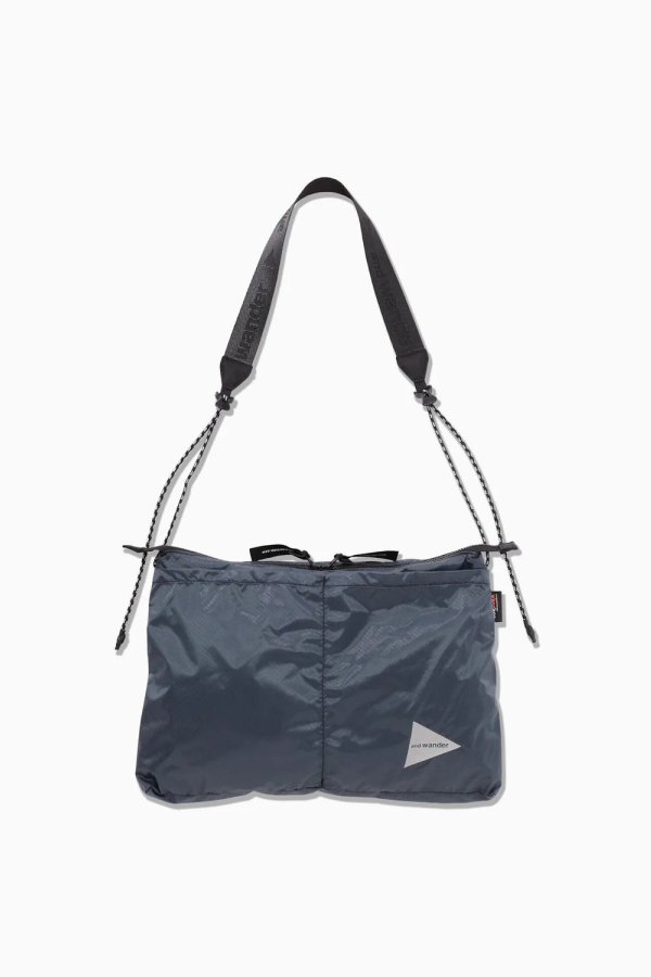and wander Sil Sacoche Shoulder Bag - Navy