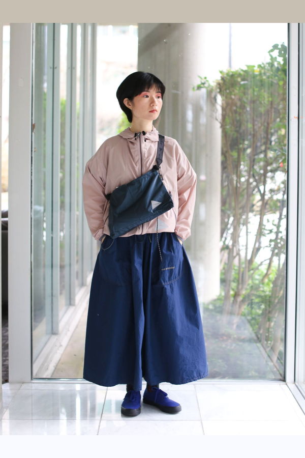 and wander Sil Sacoche Shoulder Bag - Navy
