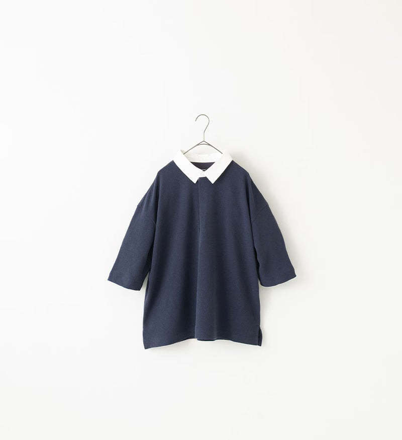 Veritecoeur Cotton Linen Polo Shirt