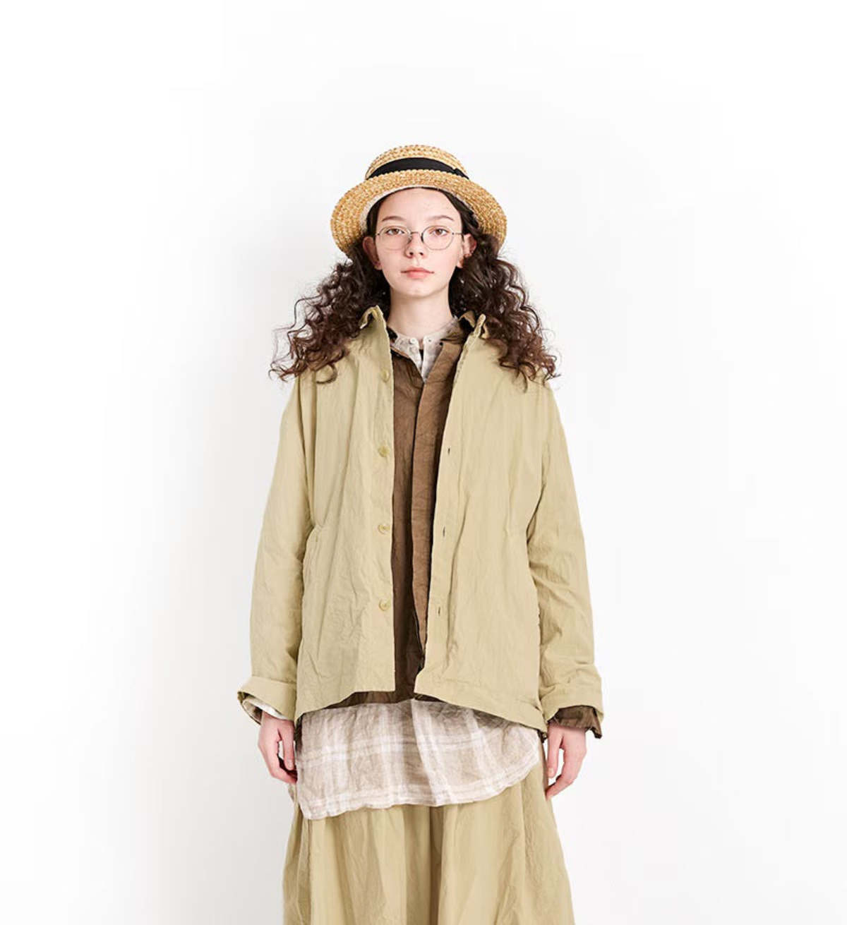 Veritecoeur Garment-Dyed Shirt Jacket - Image 1 of 7