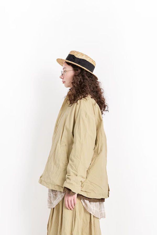 Veritecoeur Garment-Dyed Shirt Jacket