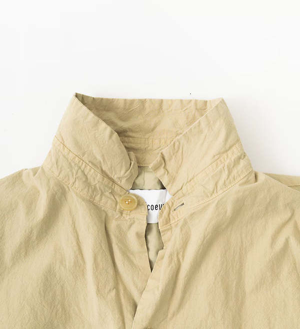 Veritecoeur Garment-Dyed Shirt Jacket