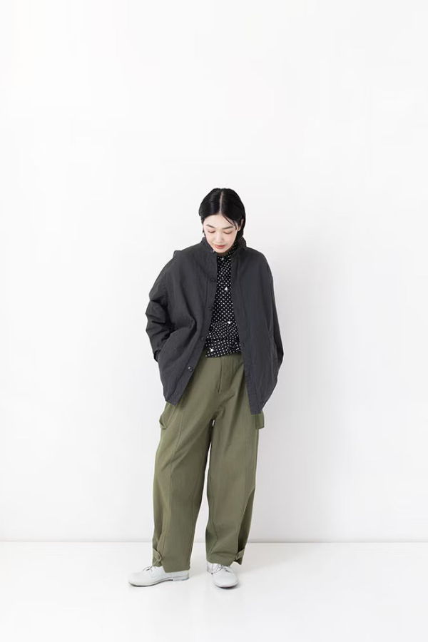 Veritecoeur Garment-Dyed Shirt Jacket