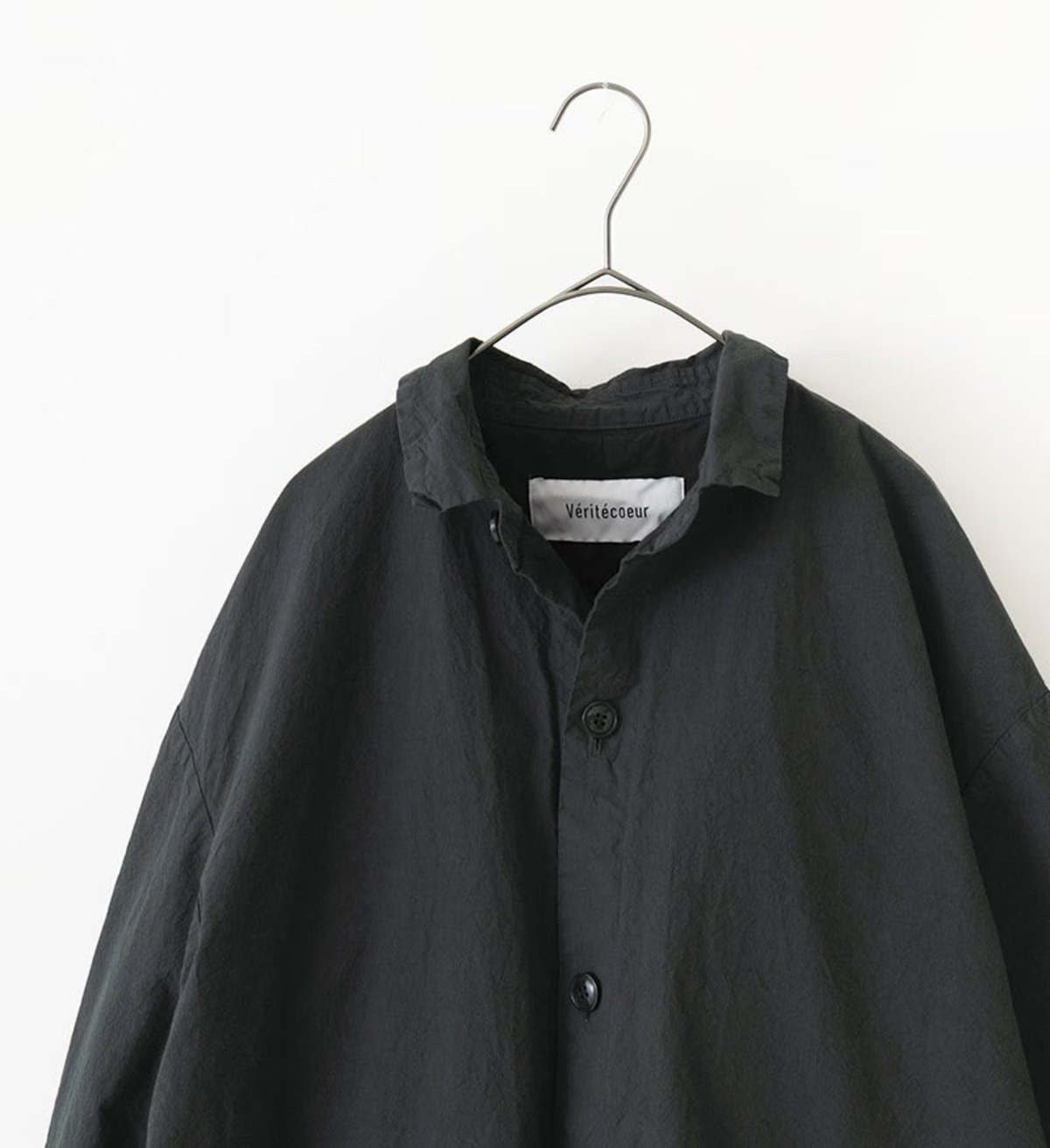 Veritecoeur Garment-Dyed Shirt Jacket - Image 7 of 10