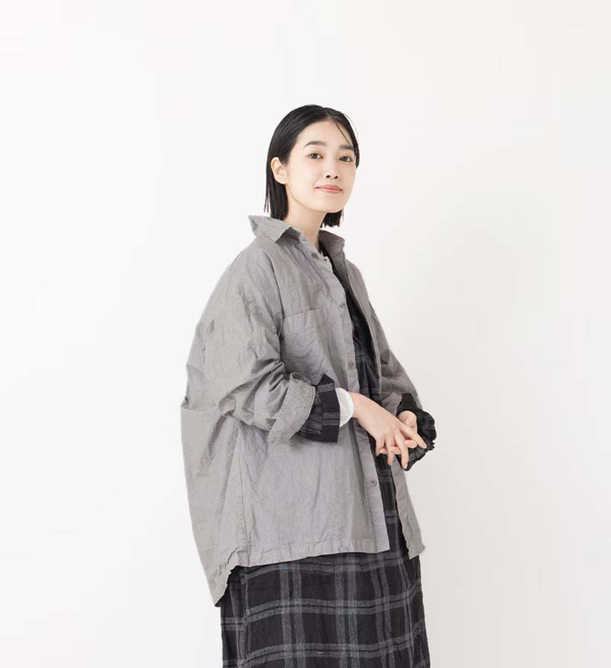 Veritecoeur Garment-Dyed Shirt - Image 1 of 4