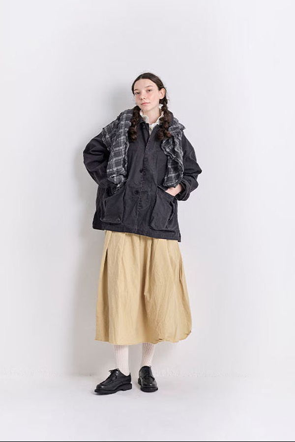 Veritecoeur Garment-Dyed Work Jacket