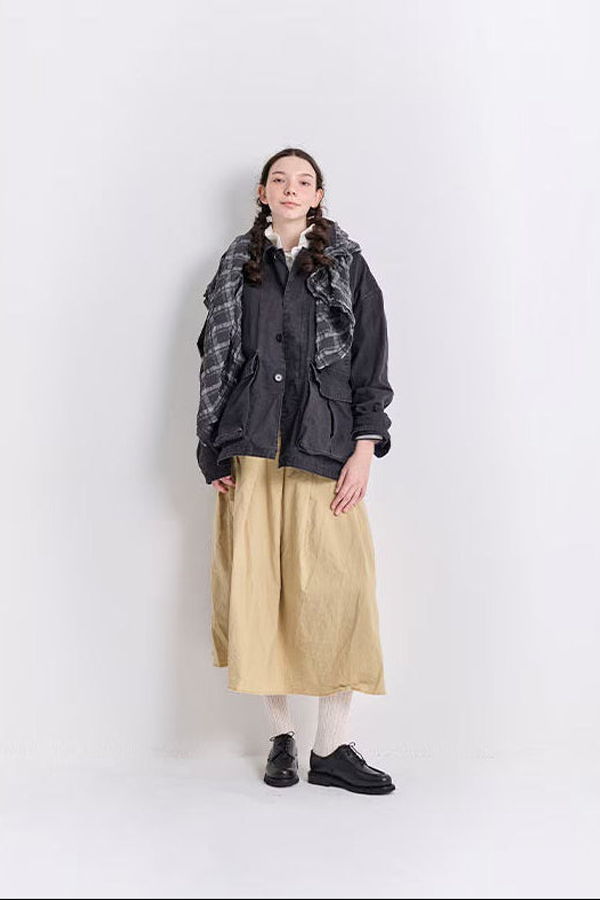 Veritecoeur Garment-Dyed Work Jacket