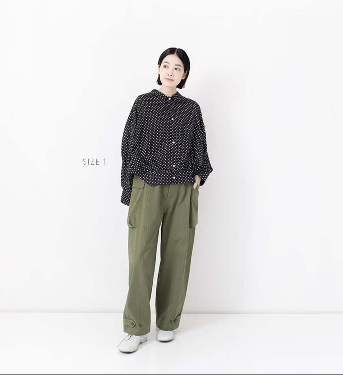 Veritecoeur Peach Skin Cargo Pants - Image 1 of 9