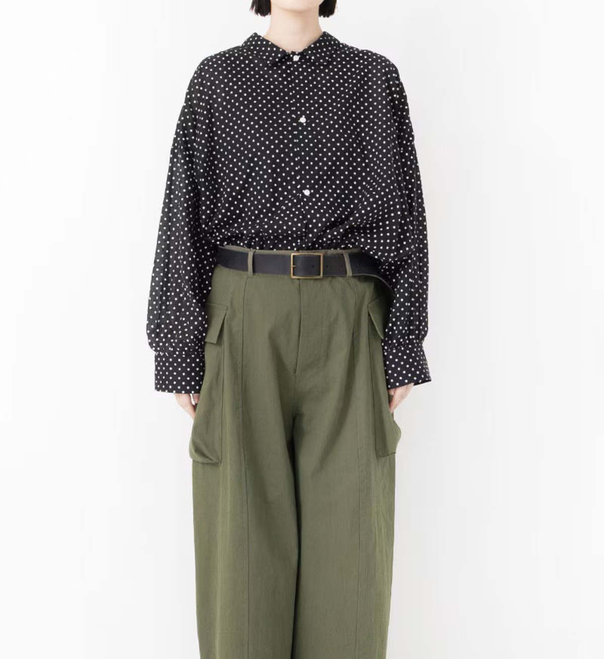 Veritecoeur Peach Skin Cargo Pants - Image 5 of 9