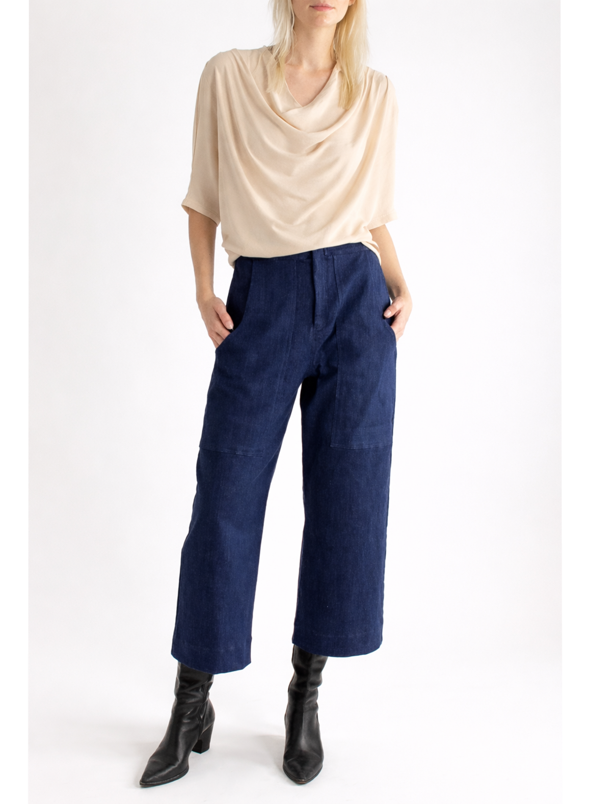 Meg Abstraction Cowl Top - Image 3 of 3