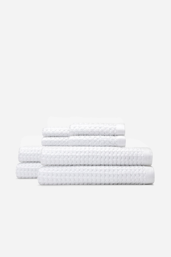 Slowtide Guild Waffle Bath Towel Bundle (4+4)