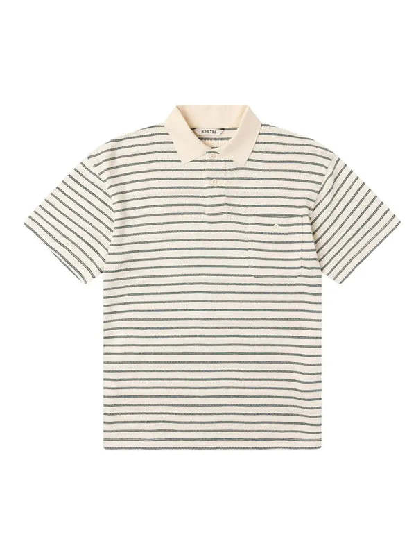 Kestin Dunn Polo Organic Cotton Knitted Stripe Kestin Dunn Polo Organic Cotton Knitted Stripe