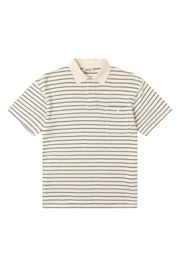 Kestin Dunn Polo Organic Cotton Knitted Stripe