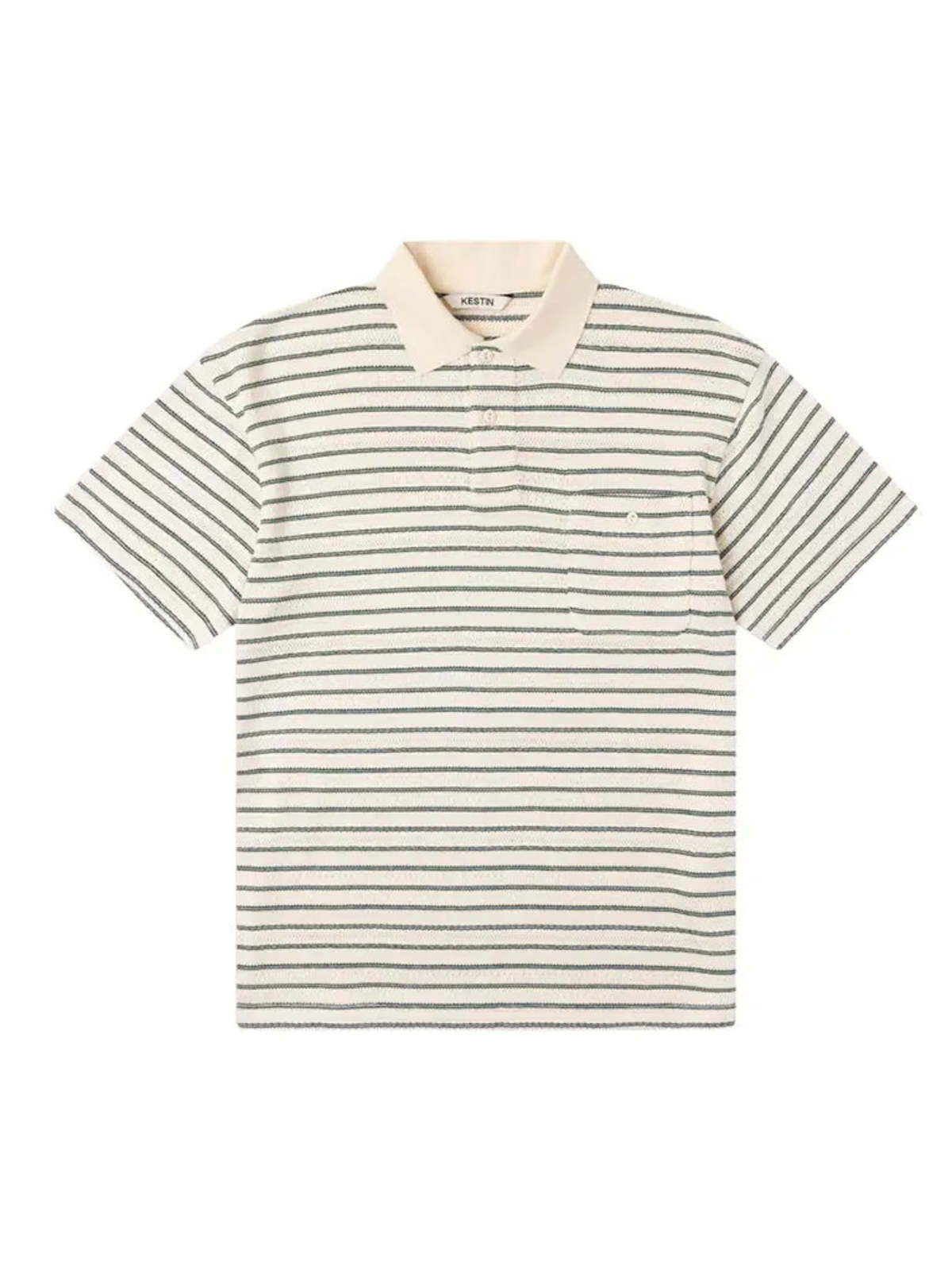 Kestin Dunn Polo Organic Cotton Knitted Stripe - Image 1 of 4