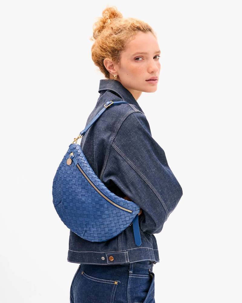 Clare V. Grande Woven Fanny Pack