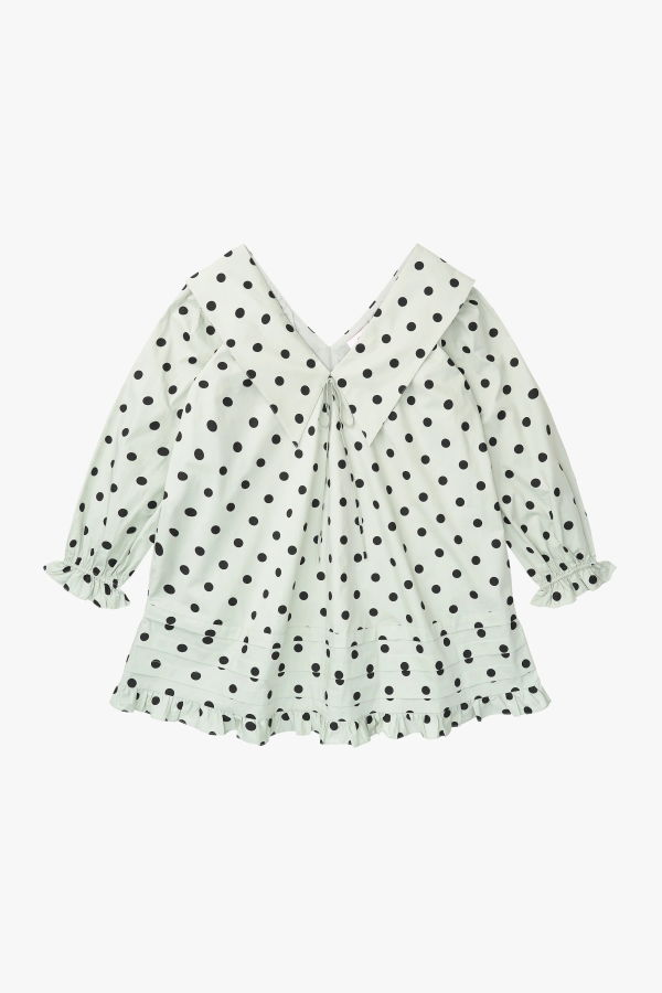 Lisa Says Gah Mint Chip Dot Leigh Dress