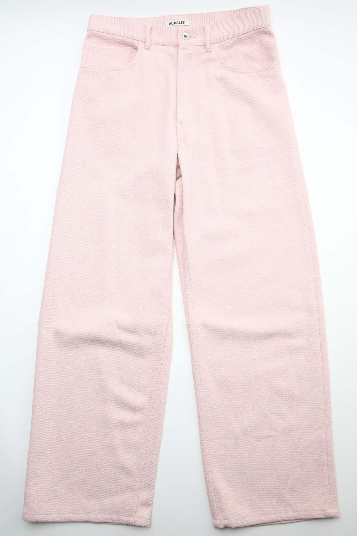 Auralee Silk Nep Denim 5P Wide Pants - Image 1 of 9