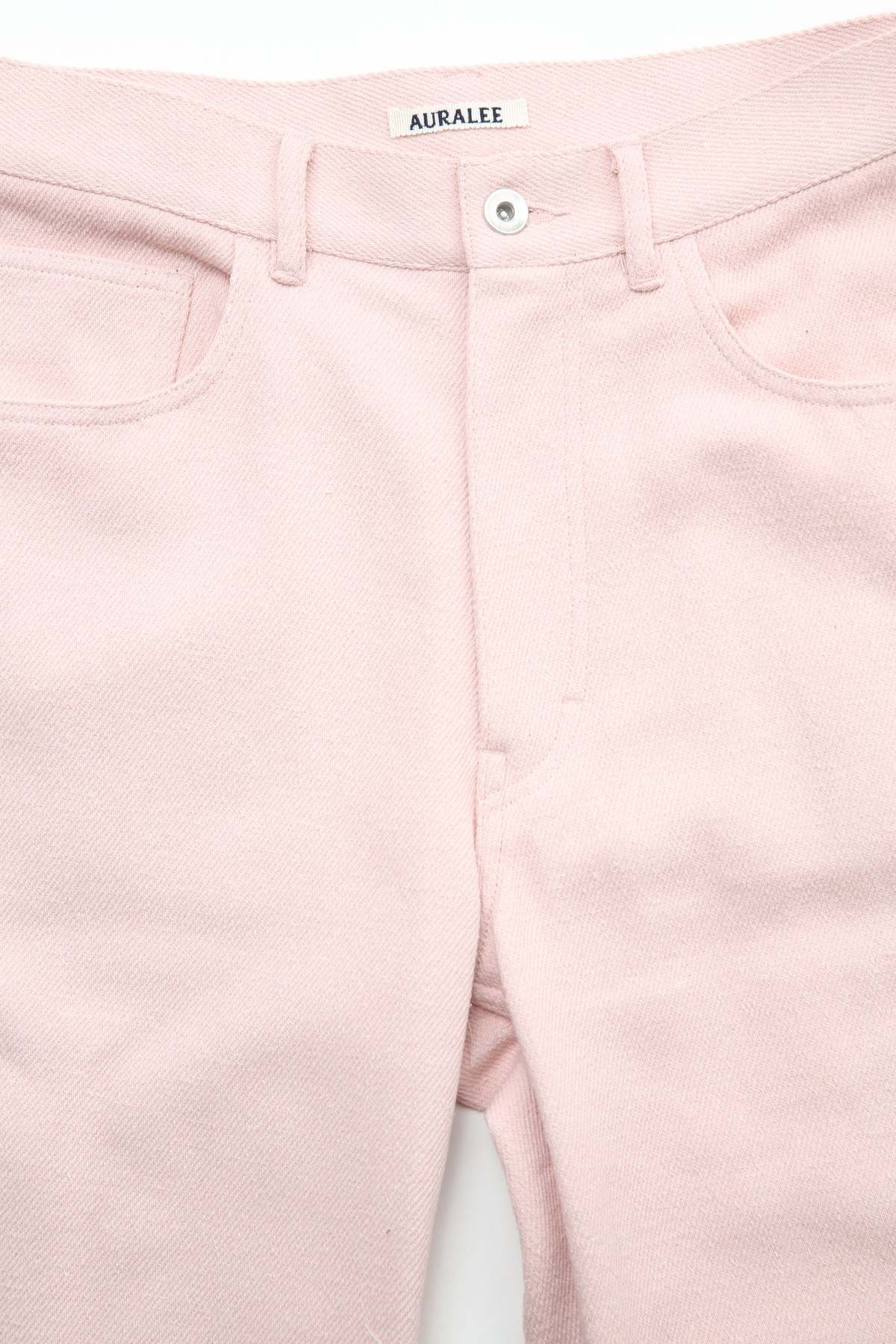 Auralee Silk Nep Denim 5P Wide Pants - Image 2 of 9