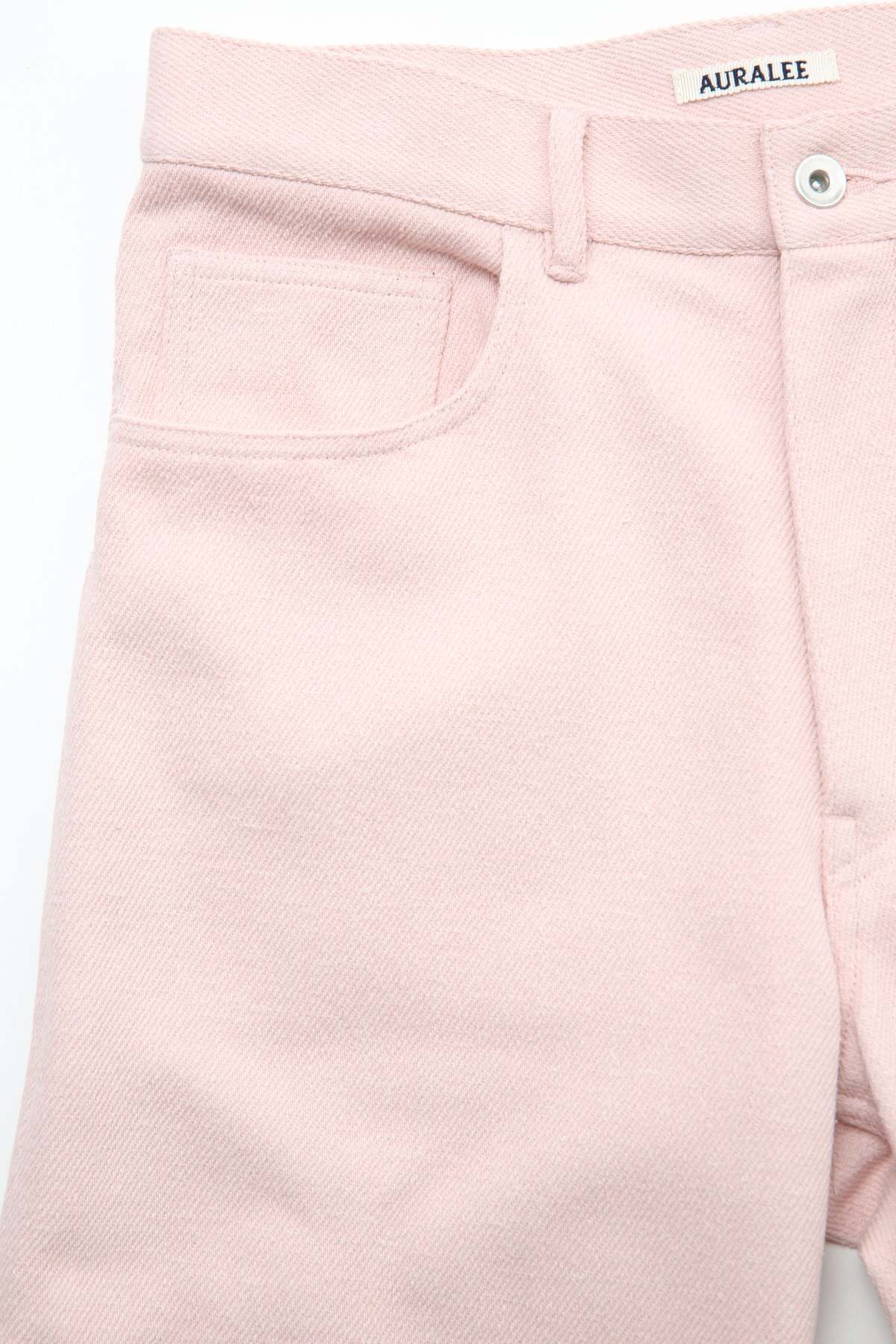 Auralee Silk Nep Denim 5P Wide Pants - Image 3 of 9