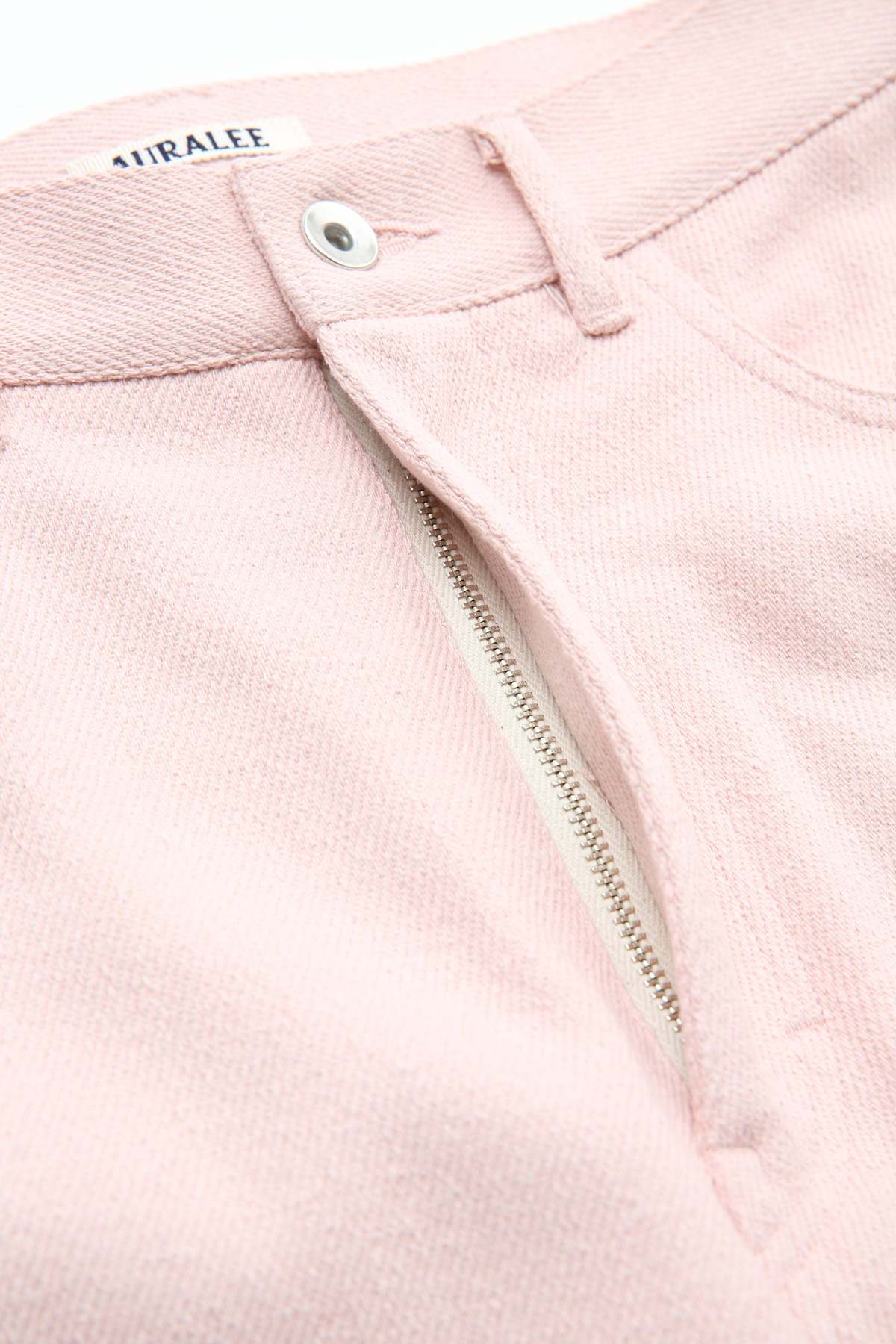 Auralee Silk Nep Denim 5P Wide Pants - Image 4 of 9