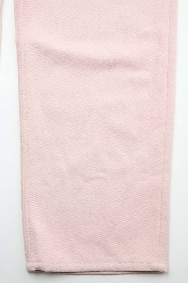 Auralee Silk Nep Denim 5P Wide Pants