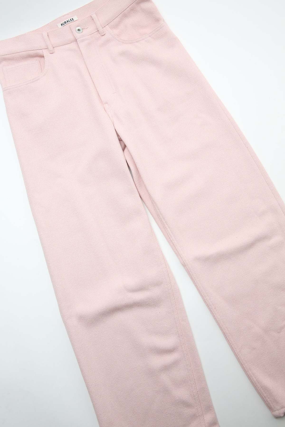 Auralee Silk Nep Denim 5P Wide Pants - Image 6 of 9