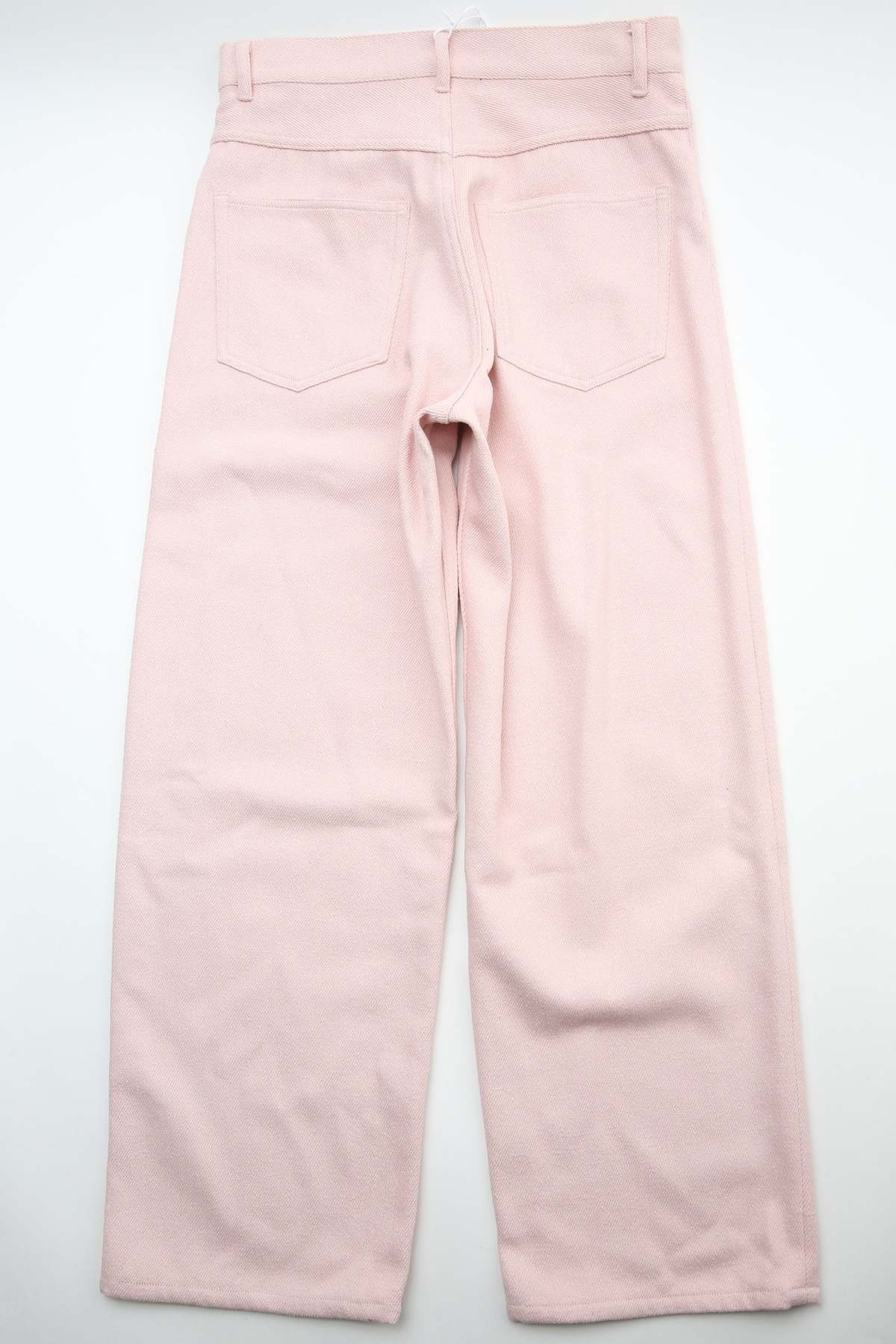 Auralee Silk Nep Denim 5P Wide Pants - Image 7 of 9