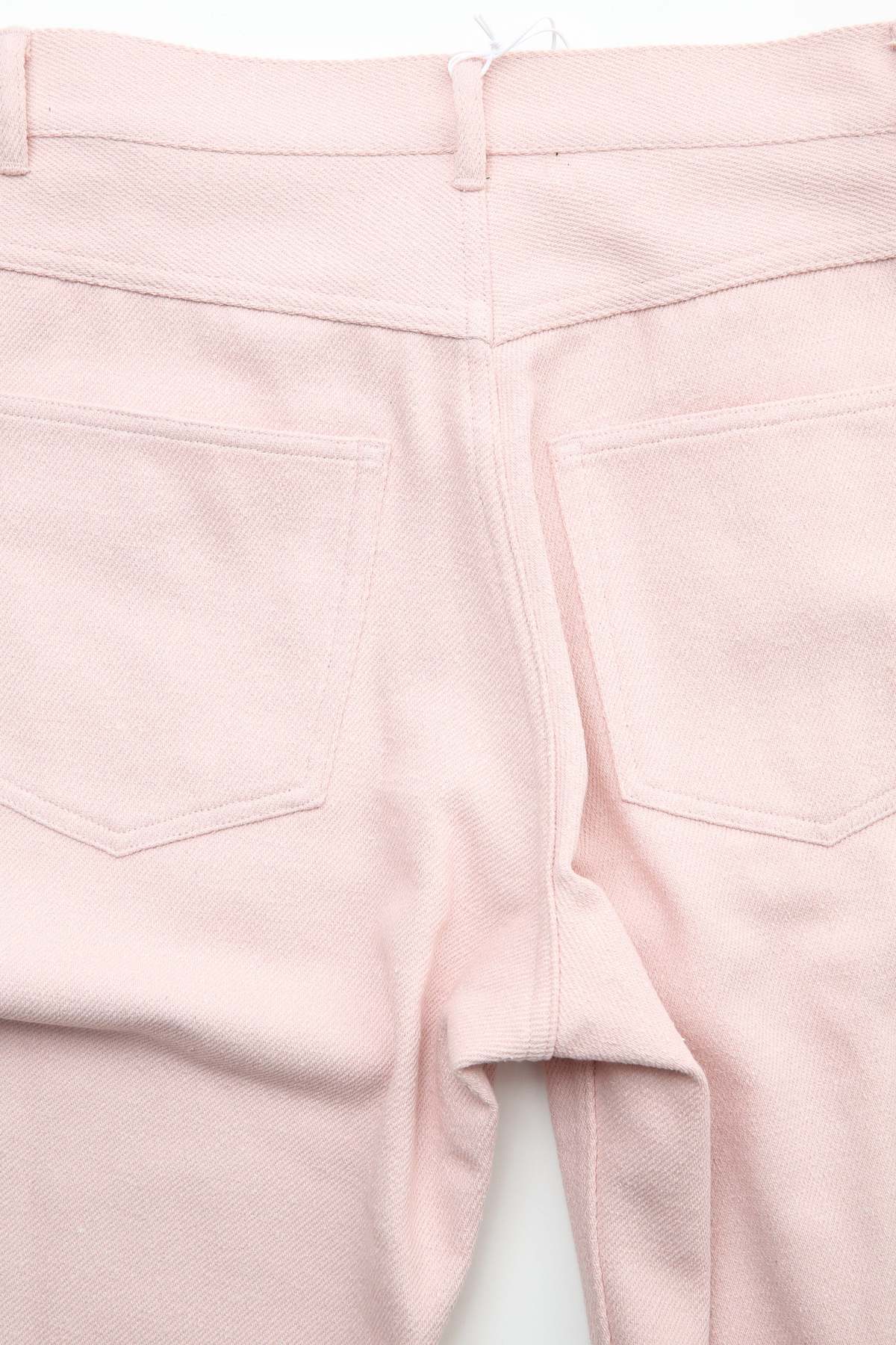 Auralee Silk Nep Denim 5P Wide Pants - Image 8 of 9