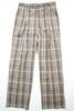 Auralee Super Fine Tropical Wool Check Two-Tuck Slacks - Thumbnail 1