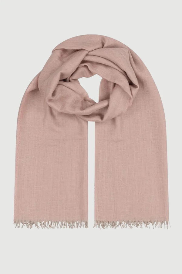 Begg x Co Staffa Solid Scarf - Pink